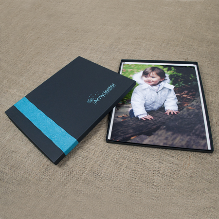 11x14x3/4" Black Kraft Box - Full case of 46